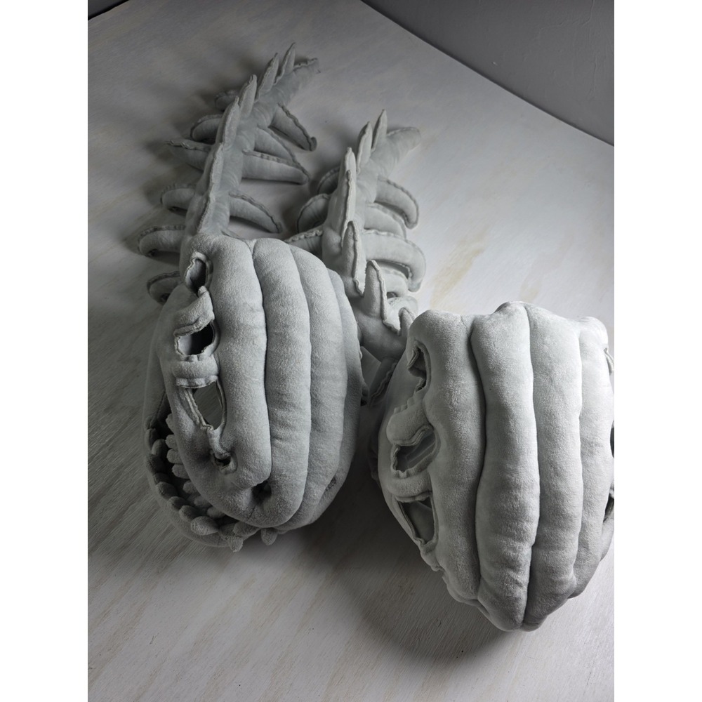 TWO DINOSAUR SKELETON plush costume Kids 3D Realistic Spinosaurus Design 75cm